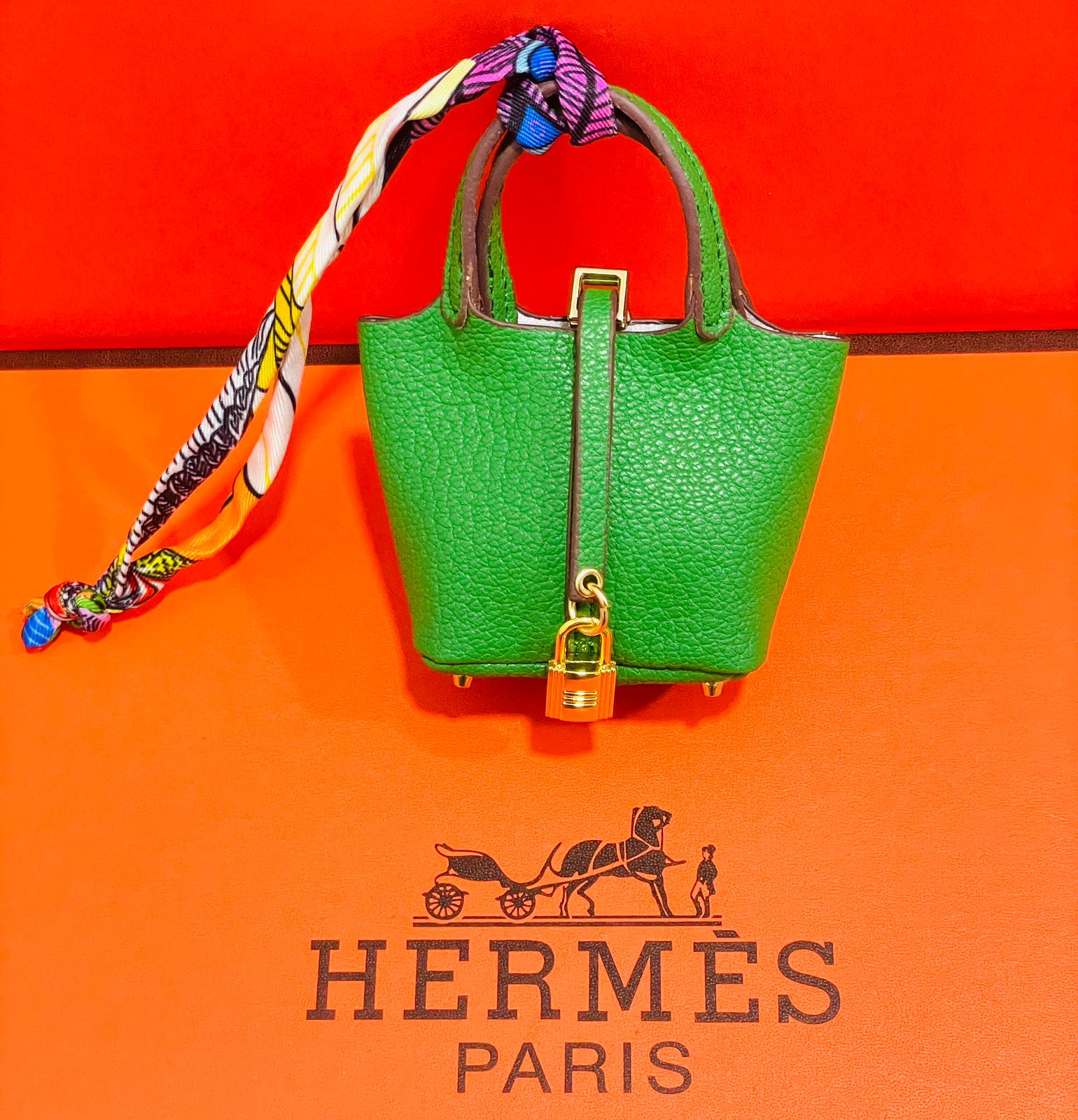 Hermes Key chain or bag charm